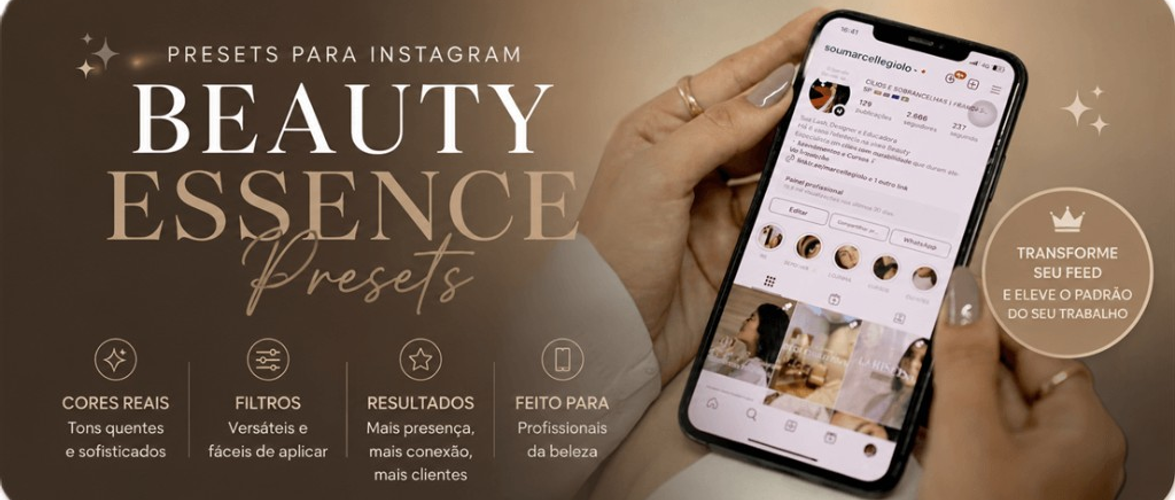 Meus Presets — Beauty Essence para Instagram